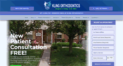 Desktop Screenshot of klingorthodontics.com